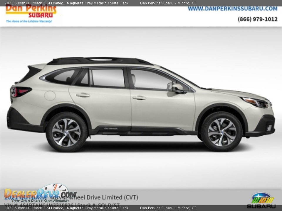 2021 Subaru Outback 2.5i Limited Magnetite Gray Metallic / Slate Black Photo #5
