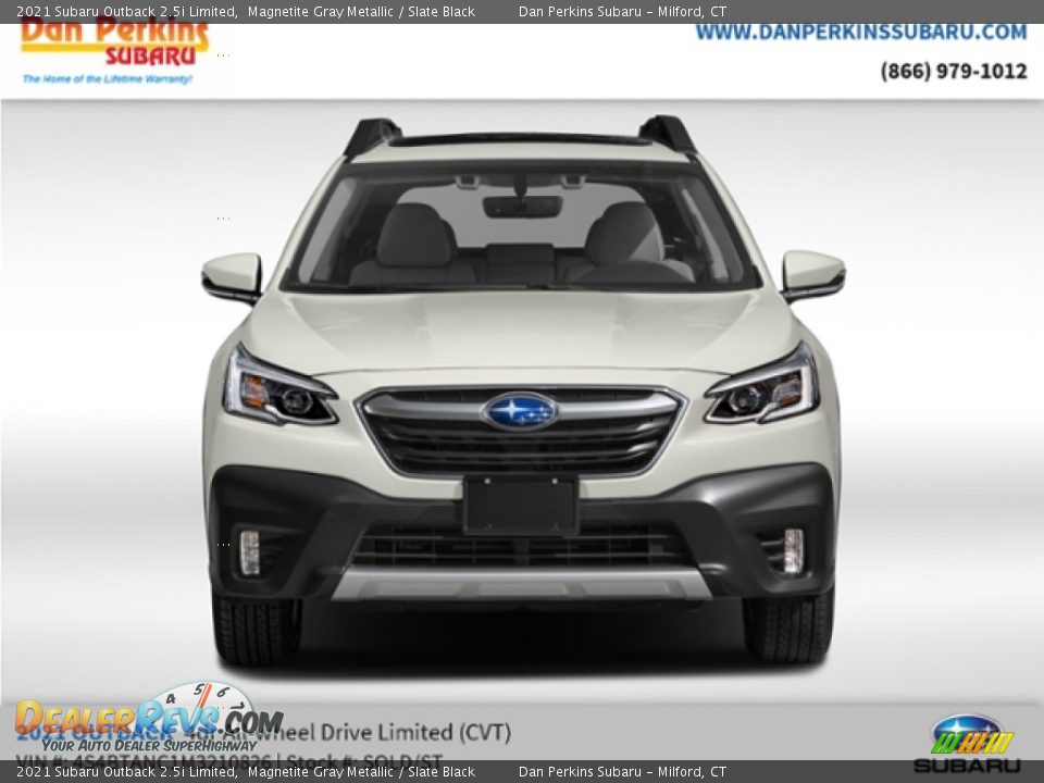 2021 Subaru Outback 2.5i Limited Magnetite Gray Metallic / Slate Black Photo #7