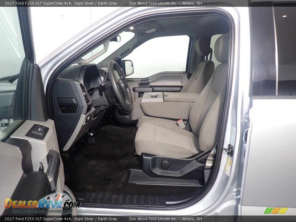 2017 Ford F150 XLT SuperCrew 4x4 Ingot Silver / Earth Gray Photo #21