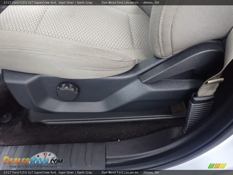 2017 Ford F150 XLT SuperCrew 4x4 Ingot Silver / Earth Gray Photo #22