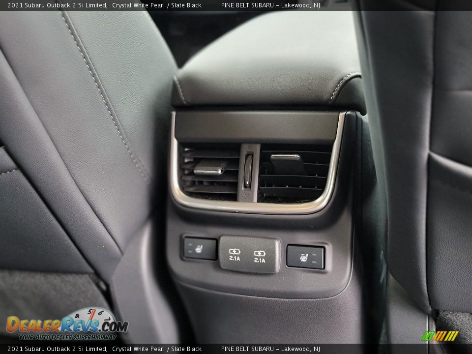2021 Subaru Outback 2.5i Limited Crystal White Pearl / Slate Black Photo #15