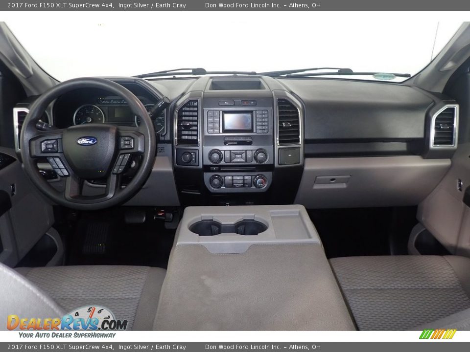 2017 Ford F150 XLT SuperCrew 4x4 Ingot Silver / Earth Gray Photo #23