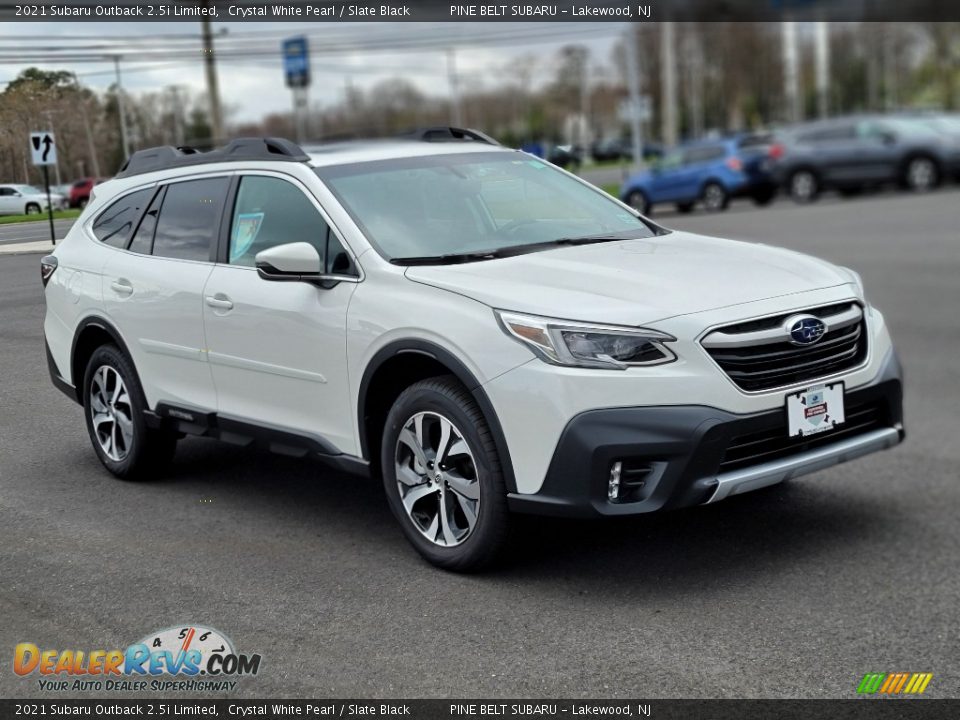 2021 Subaru Outback 2.5i Limited Crystal White Pearl / Slate Black Photo #16