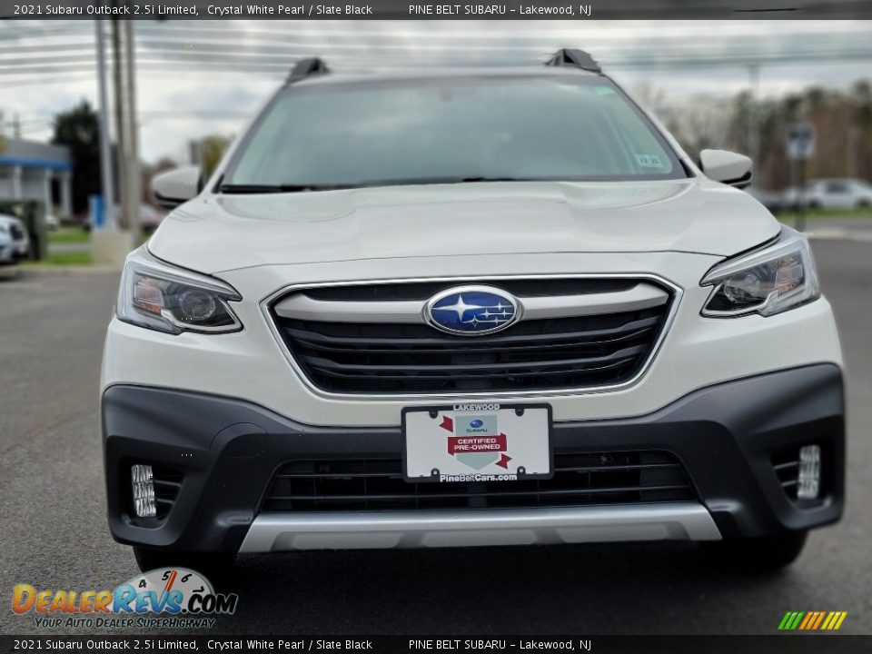 2021 Subaru Outback 2.5i Limited Crystal White Pearl / Slate Black Photo #17