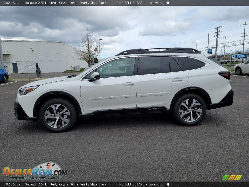 2021 Subaru Outback 2.5i Limited Crystal White Pearl / Slate Black Photo #18