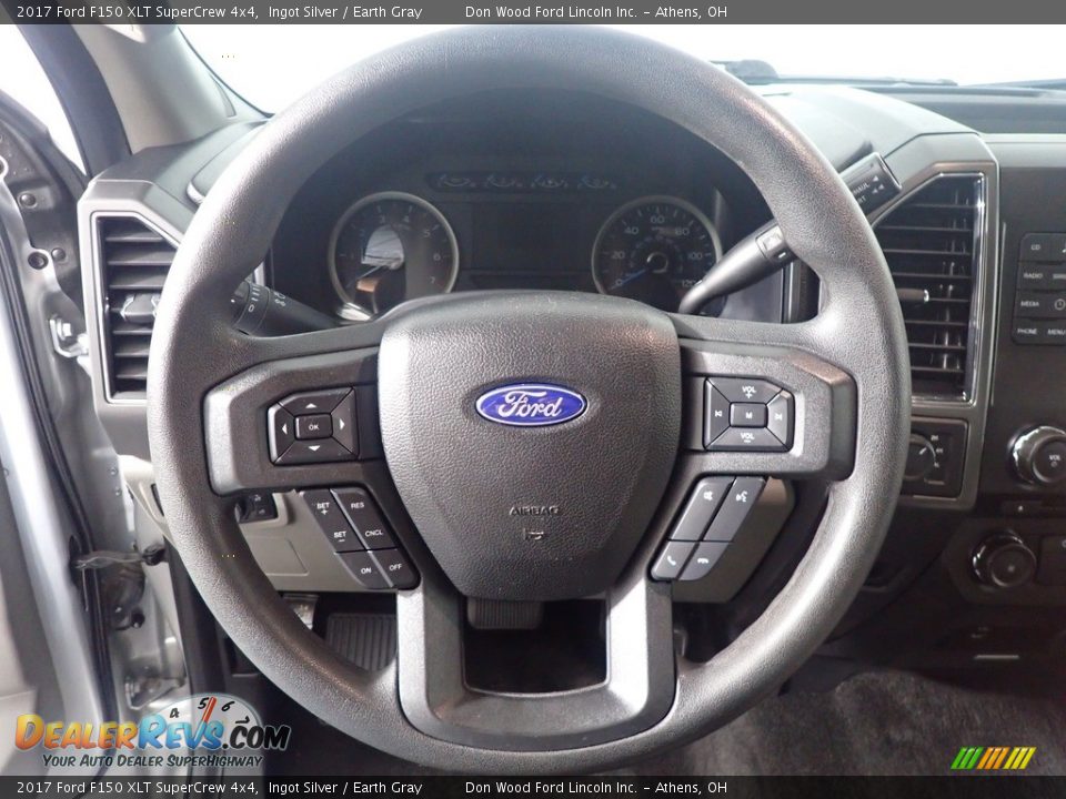 2017 Ford F150 XLT SuperCrew 4x4 Ingot Silver / Earth Gray Photo #26