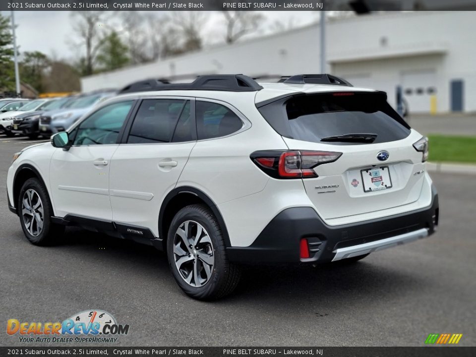 2021 Subaru Outback 2.5i Limited Crystal White Pearl / Slate Black Photo #19