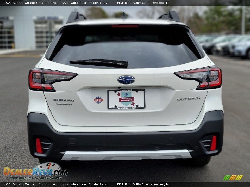 2021 Subaru Outback 2.5i Limited Crystal White Pearl / Slate Black Photo #20