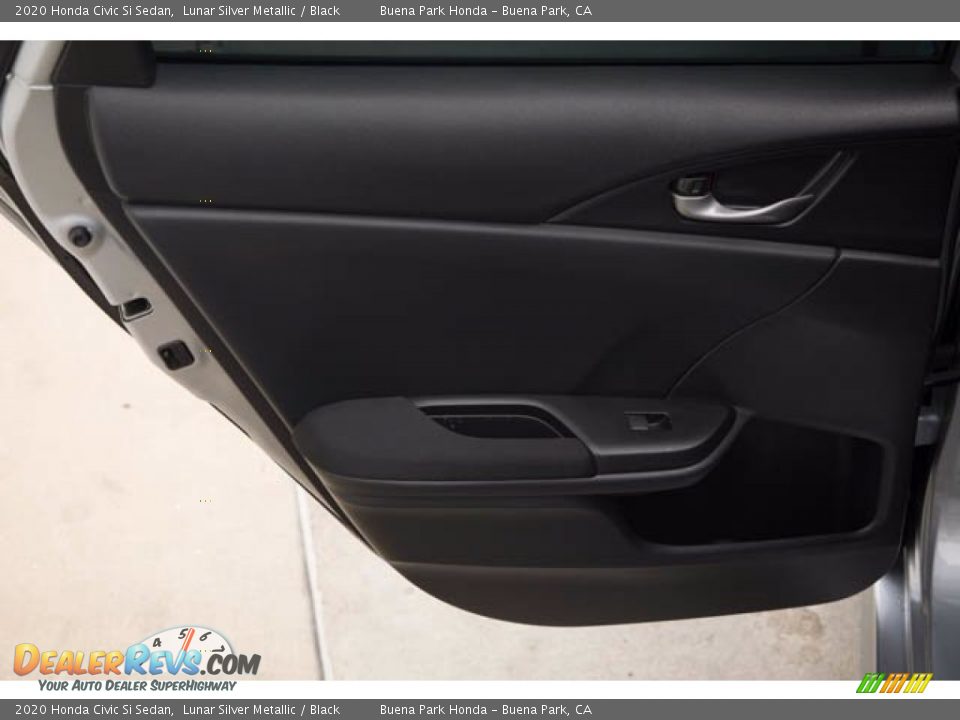2020 Honda Civic Si Sedan Lunar Silver Metallic / Black Photo #32