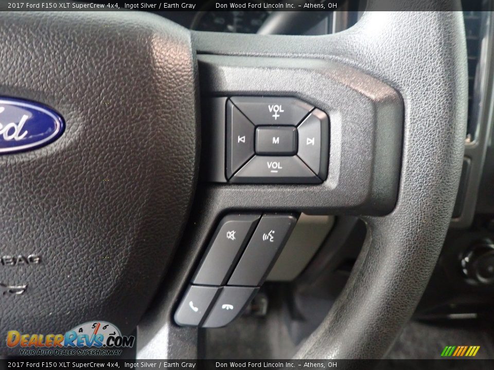 2017 Ford F150 XLT SuperCrew 4x4 Ingot Silver / Earth Gray Photo #29