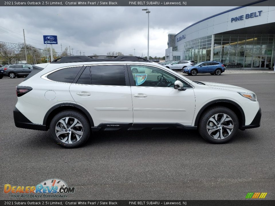 2021 Subaru Outback 2.5i Limited Crystal White Pearl / Slate Black Photo #22
