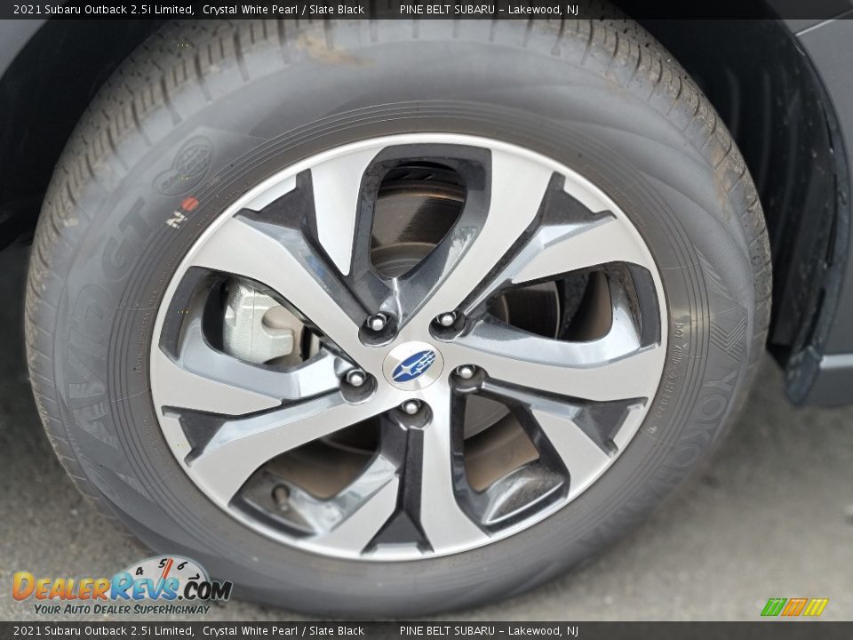 2021 Subaru Outback 2.5i Limited Crystal White Pearl / Slate Black Photo #23