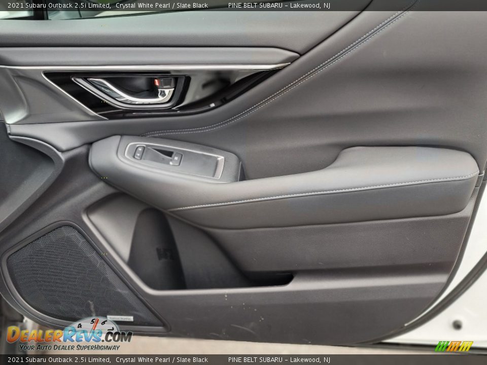 2021 Subaru Outback 2.5i Limited Crystal White Pearl / Slate Black Photo #24