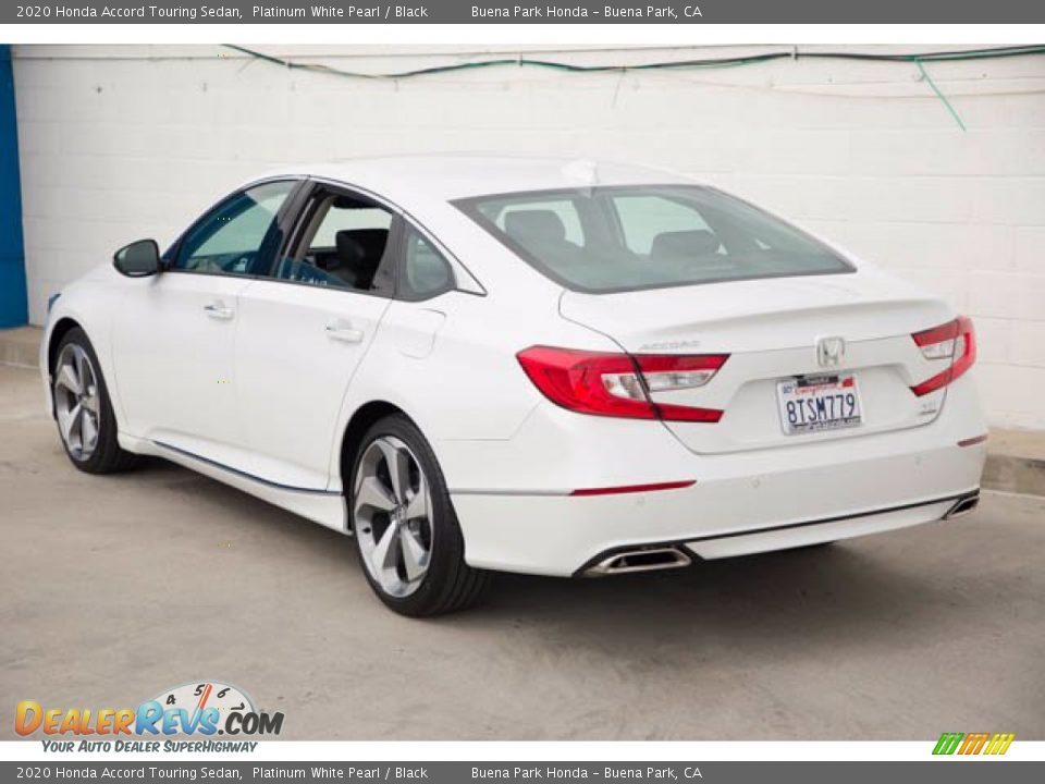 2020 Honda Accord Touring Sedan Platinum White Pearl / Black Photo #2