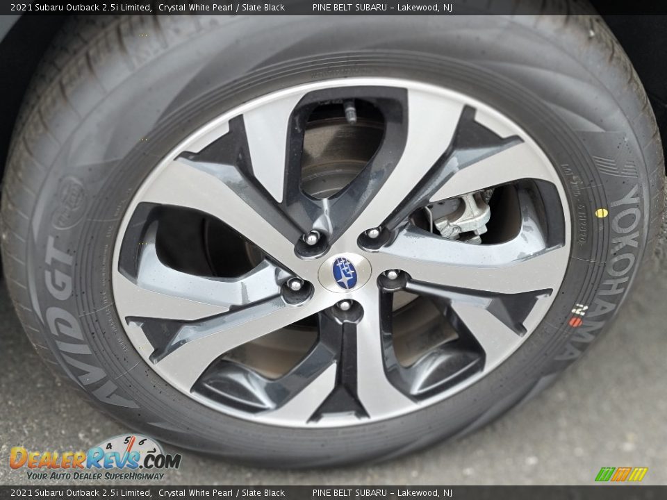 2021 Subaru Outback 2.5i Limited Crystal White Pearl / Slate Black Photo #31