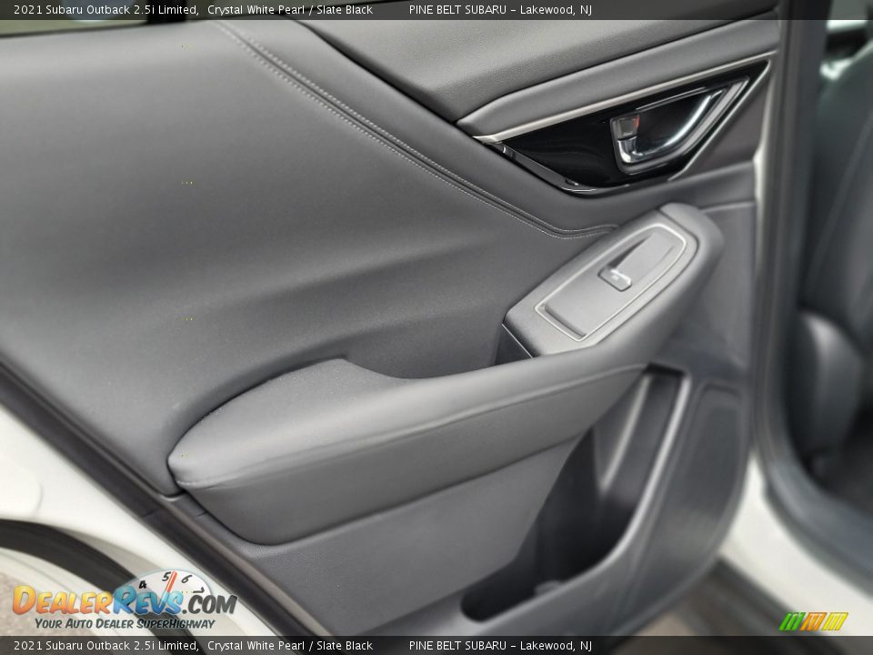 2021 Subaru Outback 2.5i Limited Crystal White Pearl / Slate Black Photo #33