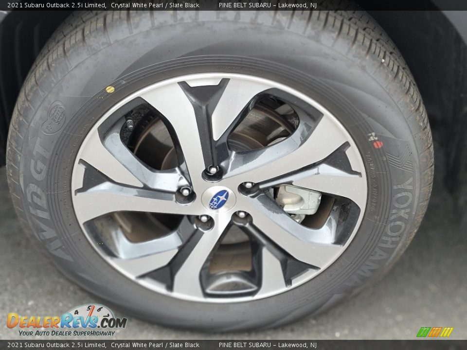 2021 Subaru Outback 2.5i Limited Crystal White Pearl / Slate Black Photo #34