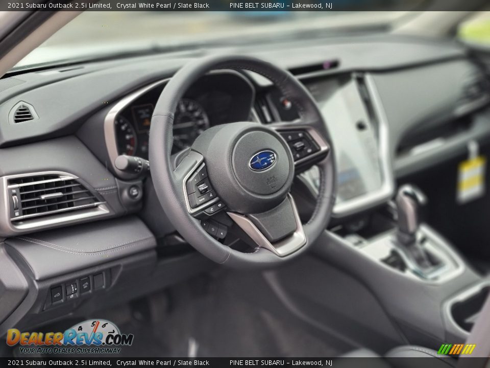 2021 Subaru Outback 2.5i Limited Crystal White Pearl / Slate Black Photo #35