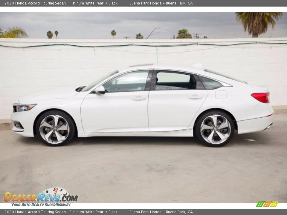 2020 Honda Accord Touring Sedan Platinum White Pearl / Black Photo #8