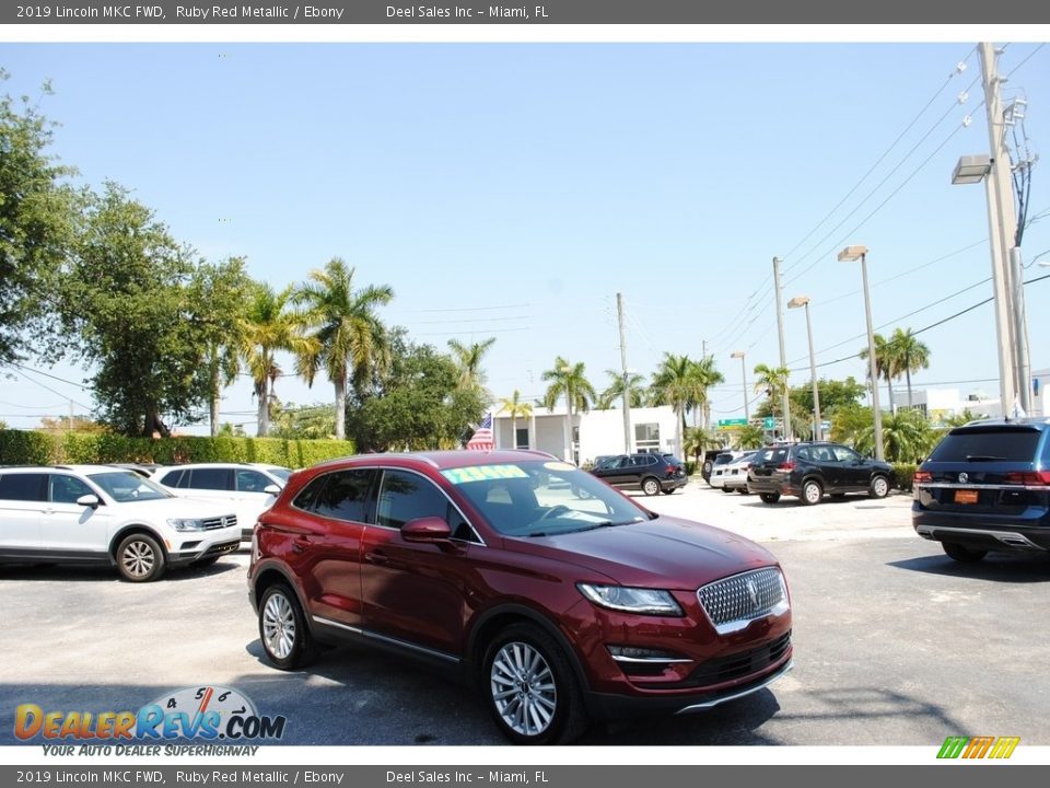 2019 Lincoln MKC FWD Ruby Red Metallic / Ebony Photo #1