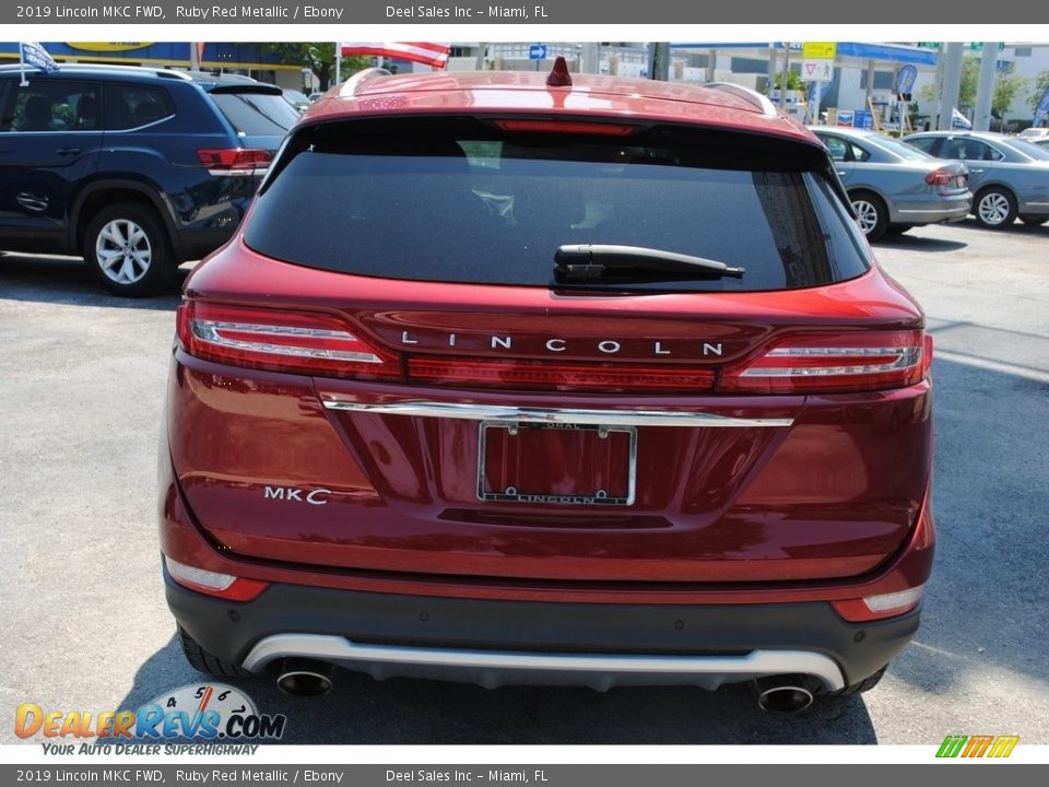 2019 Lincoln MKC FWD Ruby Red Metallic / Ebony Photo #7