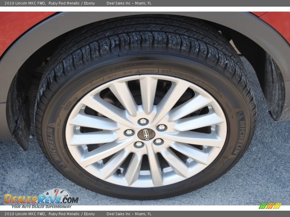 2019 Lincoln MKC FWD Ruby Red Metallic / Ebony Photo #9