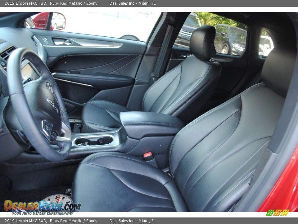 2019 Lincoln MKC FWD Ruby Red Metallic / Ebony Photo #11