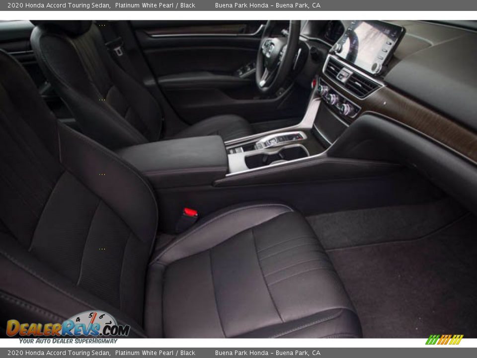2020 Honda Accord Touring Sedan Platinum White Pearl / Black Photo #24