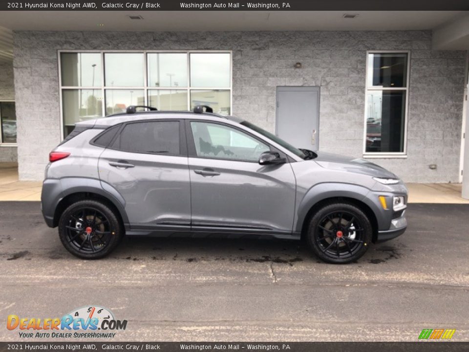 Galactic Gray 2021 Hyundai Kona Night AWD Photo #2