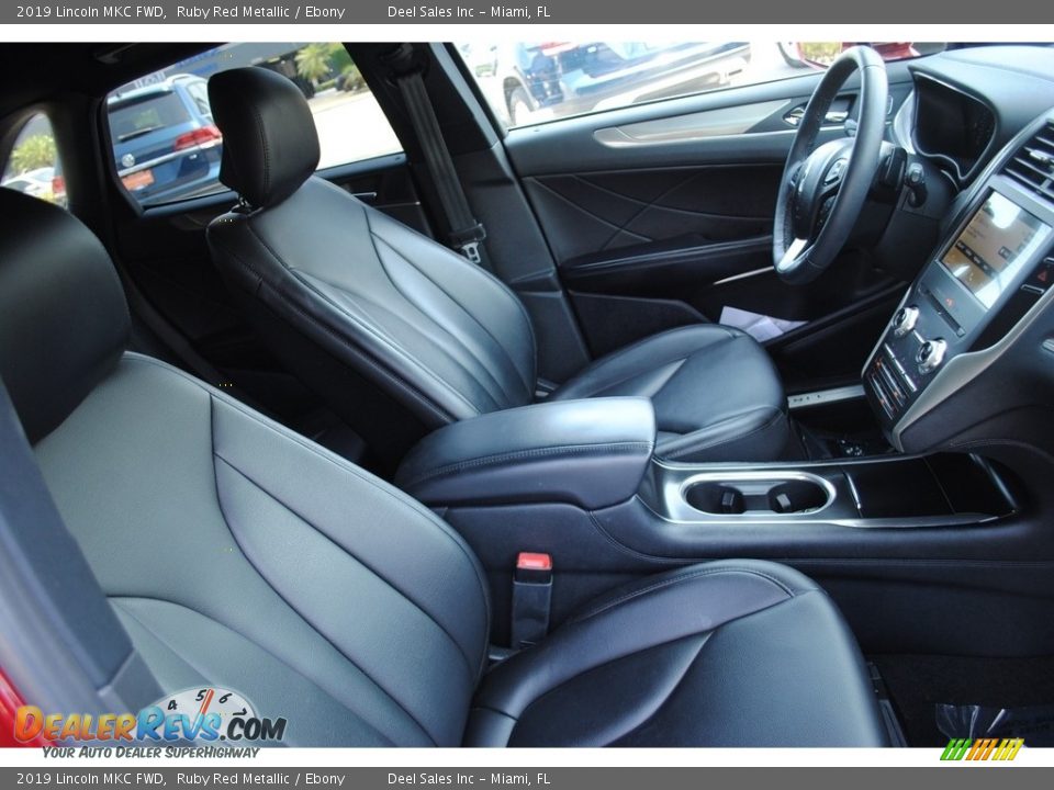 2019 Lincoln MKC FWD Ruby Red Metallic / Ebony Photo #14