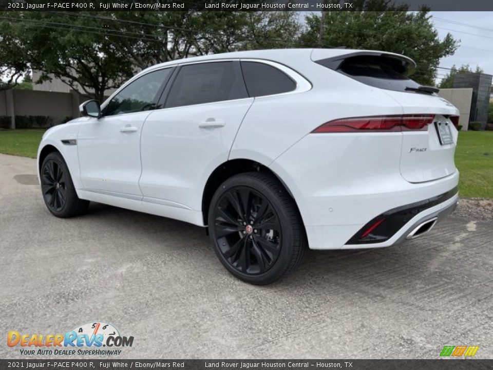 2021 Jaguar F-PACE P400 R Fuji White / Ebony/Mars Red Photo #10