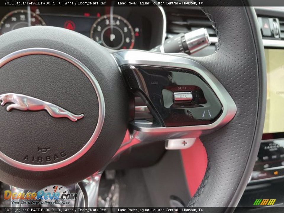 2021 Jaguar F-PACE P400 R Steering Wheel Photo #17