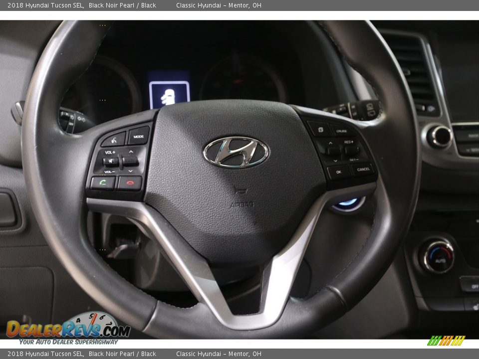 2018 Hyundai Tucson SEL Black Noir Pearl / Black Photo #7