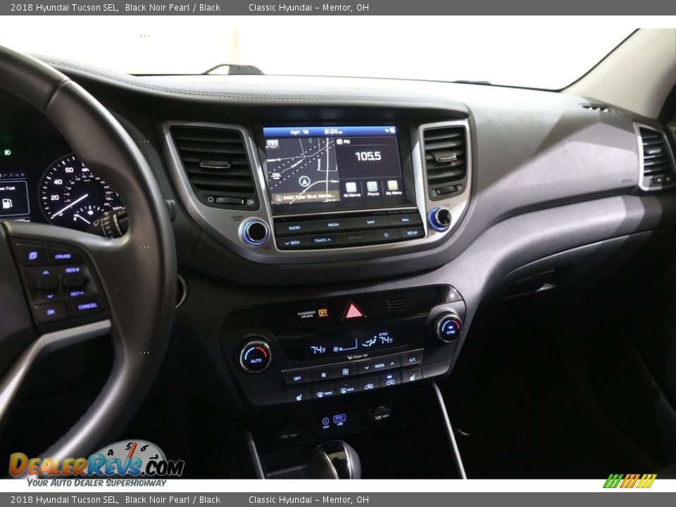 2018 Hyundai Tucson SEL Black Noir Pearl / Black Photo #9