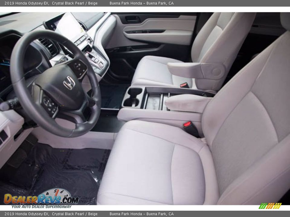 2019 Honda Odyssey EX Crystal Black Pearl / Beige Photo #3