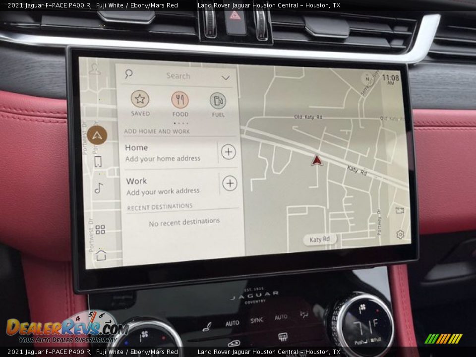 Navigation of 2021 Jaguar F-PACE P400 R Photo #21