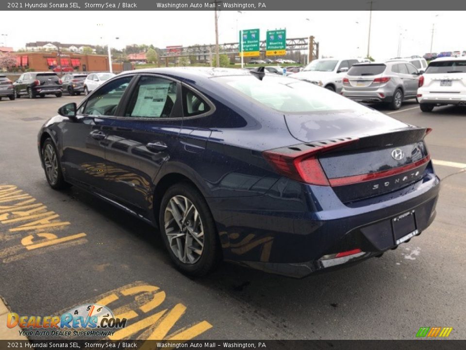 2021 Hyundai Sonata SEL Stormy Sea / Black Photo #3