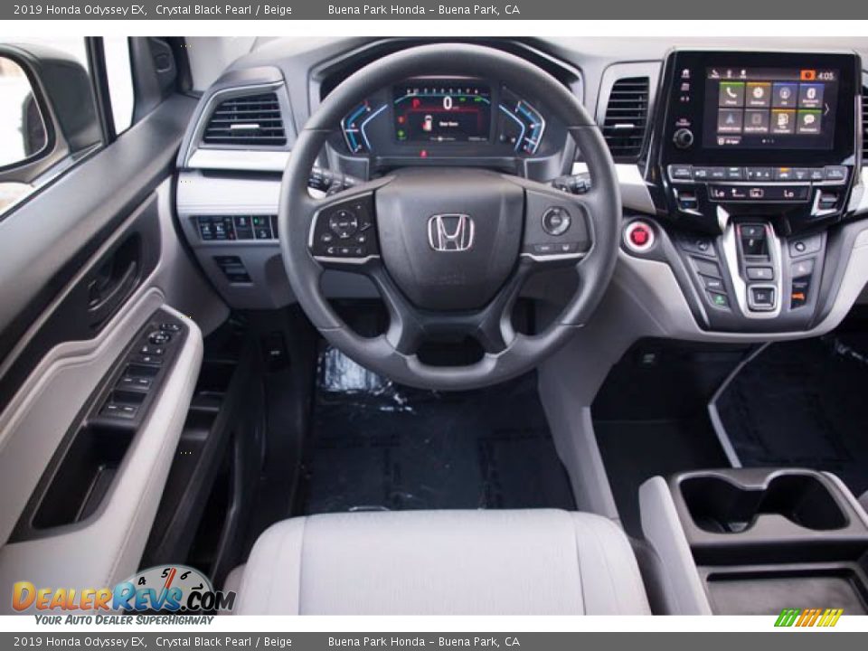 2019 Honda Odyssey EX Crystal Black Pearl / Beige Photo #5