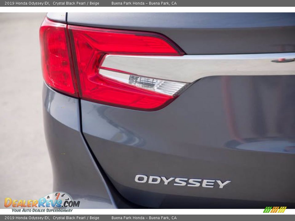 2019 Honda Odyssey EX Crystal Black Pearl / Beige Photo #10