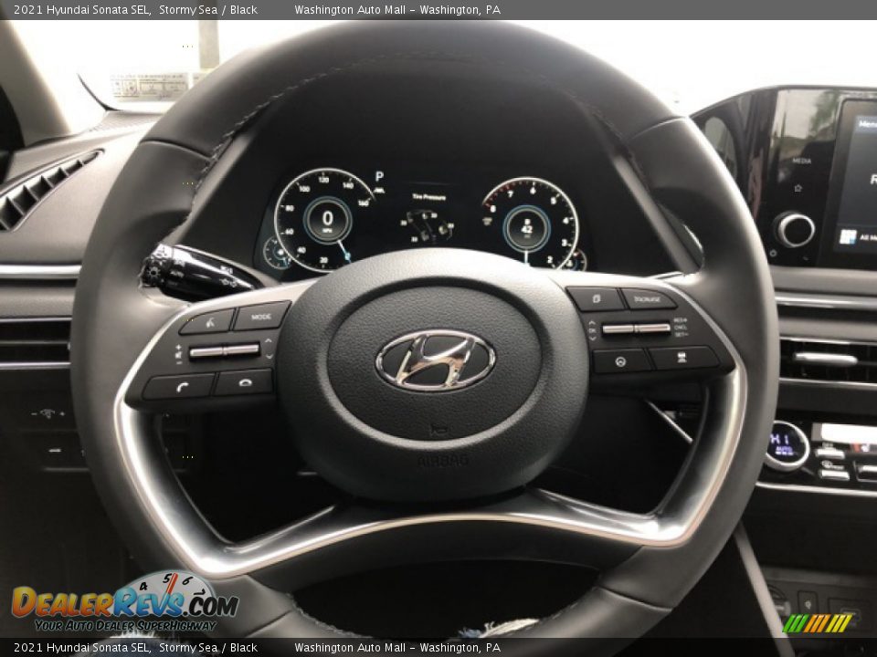 2021 Hyundai Sonata SEL Steering Wheel Photo #12