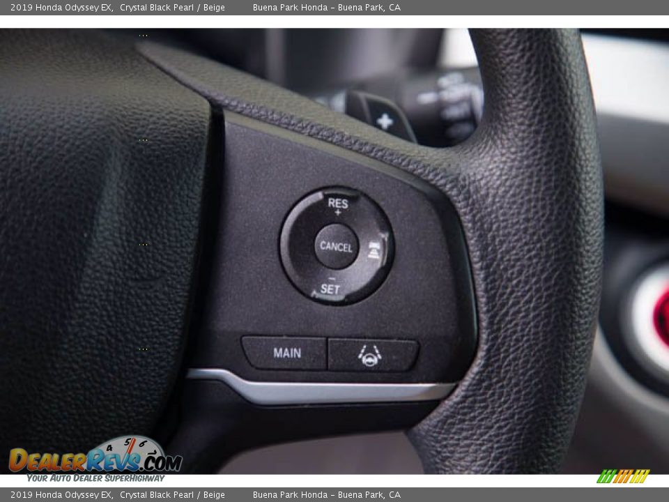2019 Honda Odyssey EX Crystal Black Pearl / Beige Photo #15