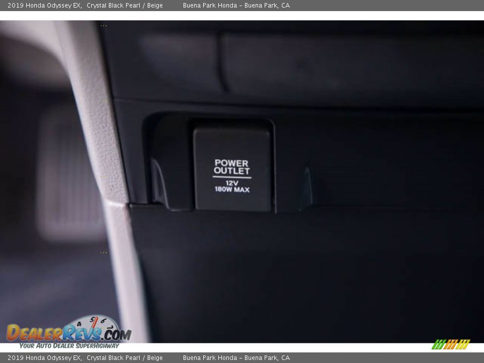 2019 Honda Odyssey EX Crystal Black Pearl / Beige Photo #17