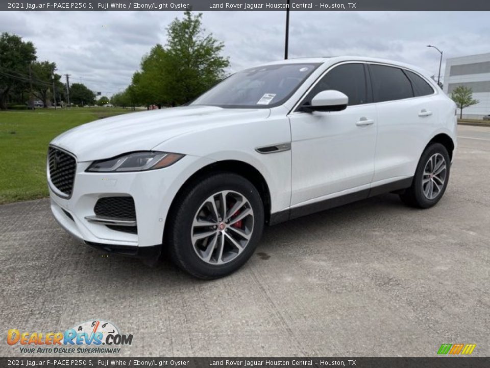 2021 Jaguar F-PACE P250 S Fuji White / Ebony/Light Oyster Photo #1