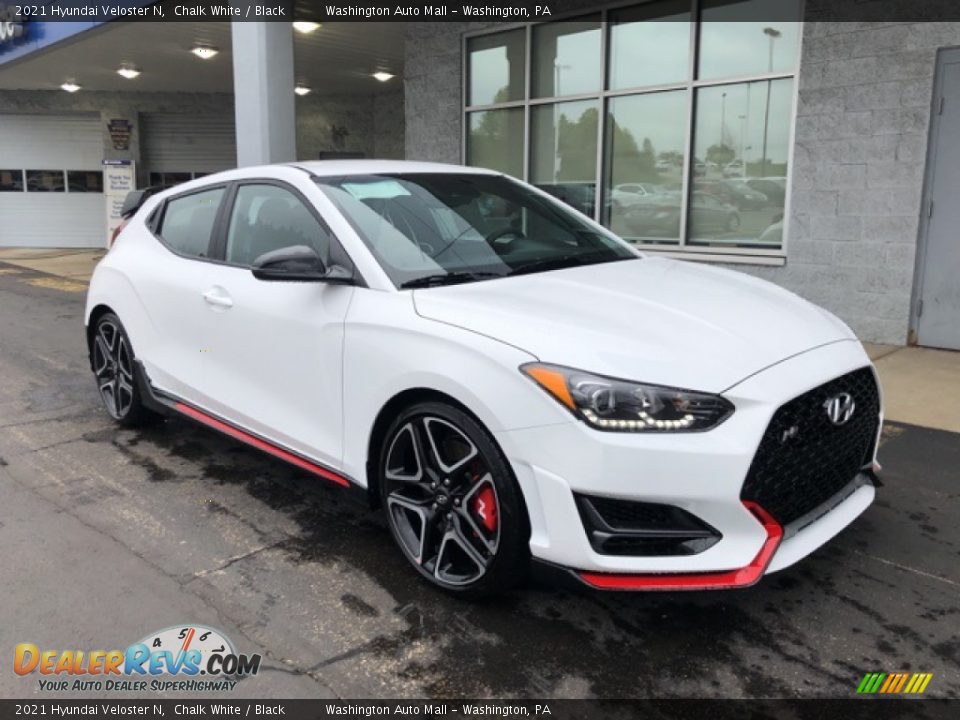 Front 3/4 View of 2021 Hyundai Veloster N Photo #1