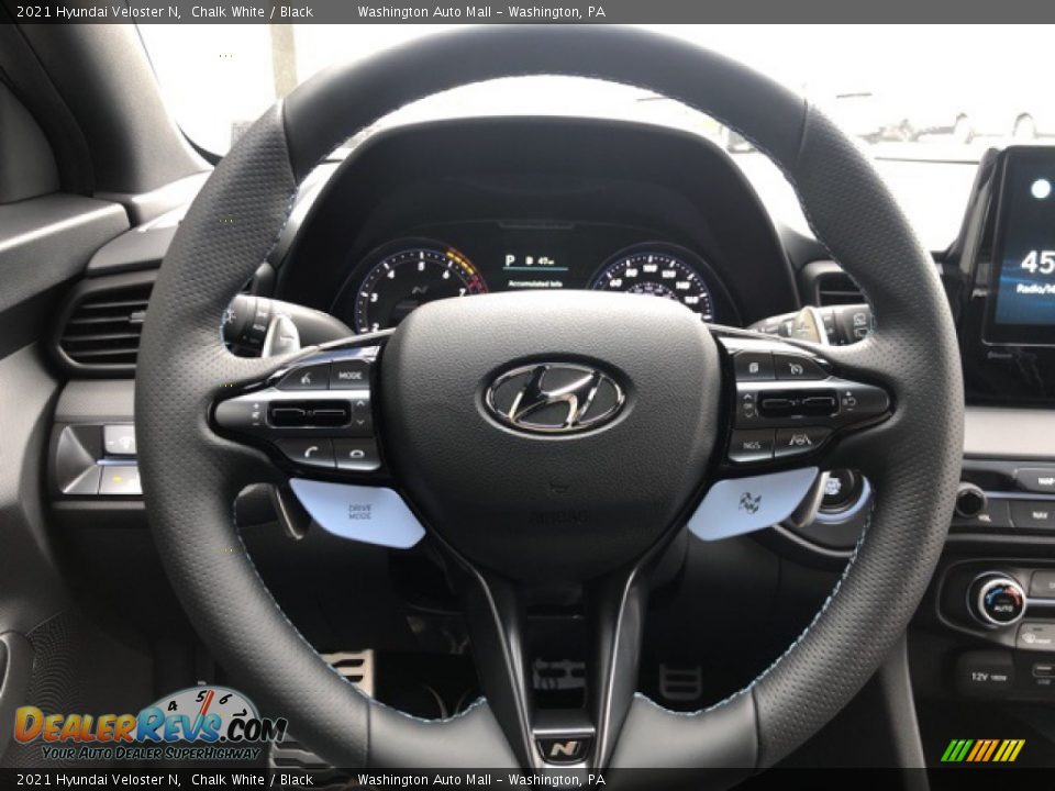 2021 Hyundai Veloster N Steering Wheel Photo #10