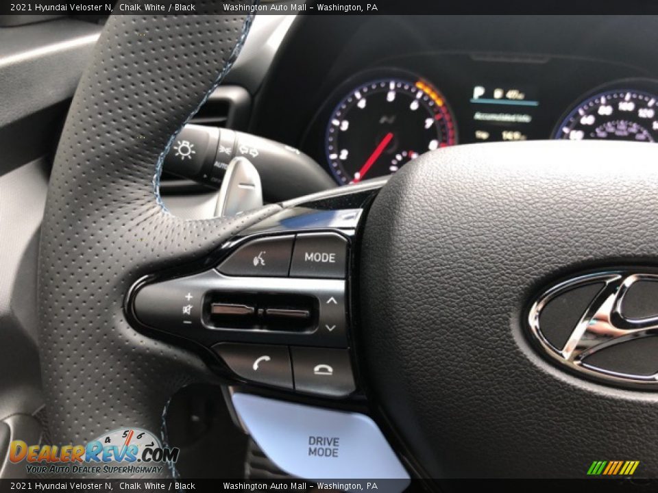 2021 Hyundai Veloster N Steering Wheel Photo #11
