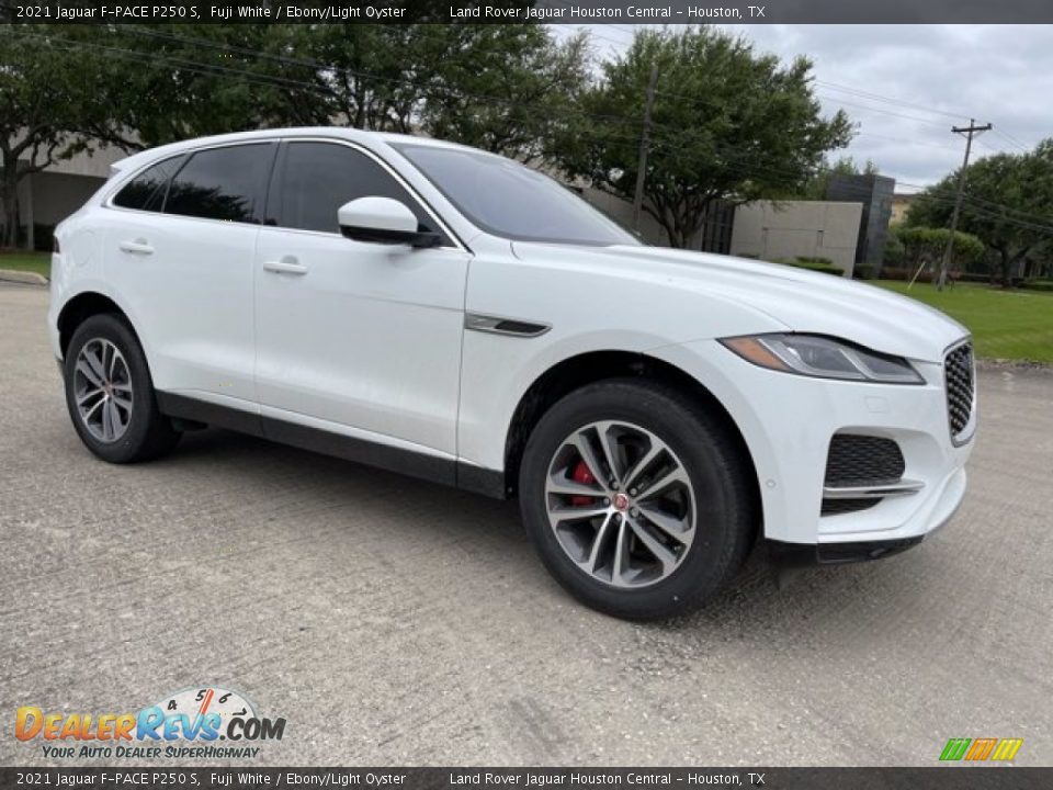 2021 Jaguar F-PACE P250 S Fuji White / Ebony/Light Oyster Photo #12