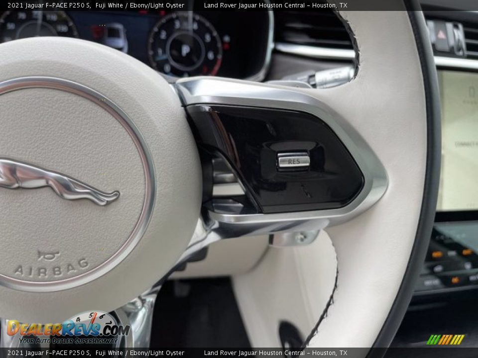 2021 Jaguar F-PACE P250 S Fuji White / Ebony/Light Oyster Photo #17