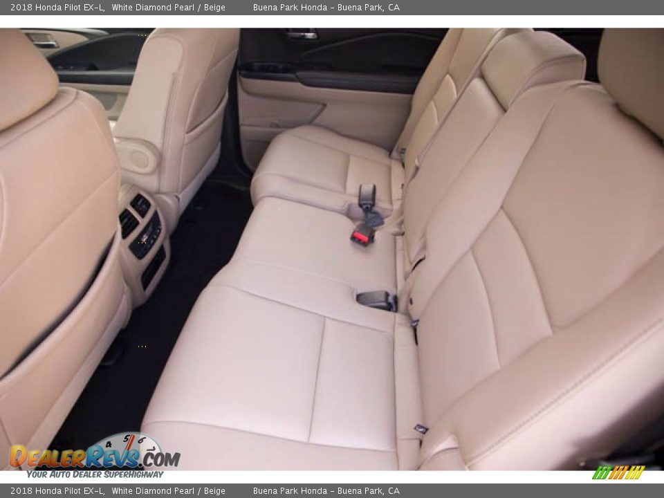 Rear Seat of 2018 Honda Pilot EX-L Photo #4