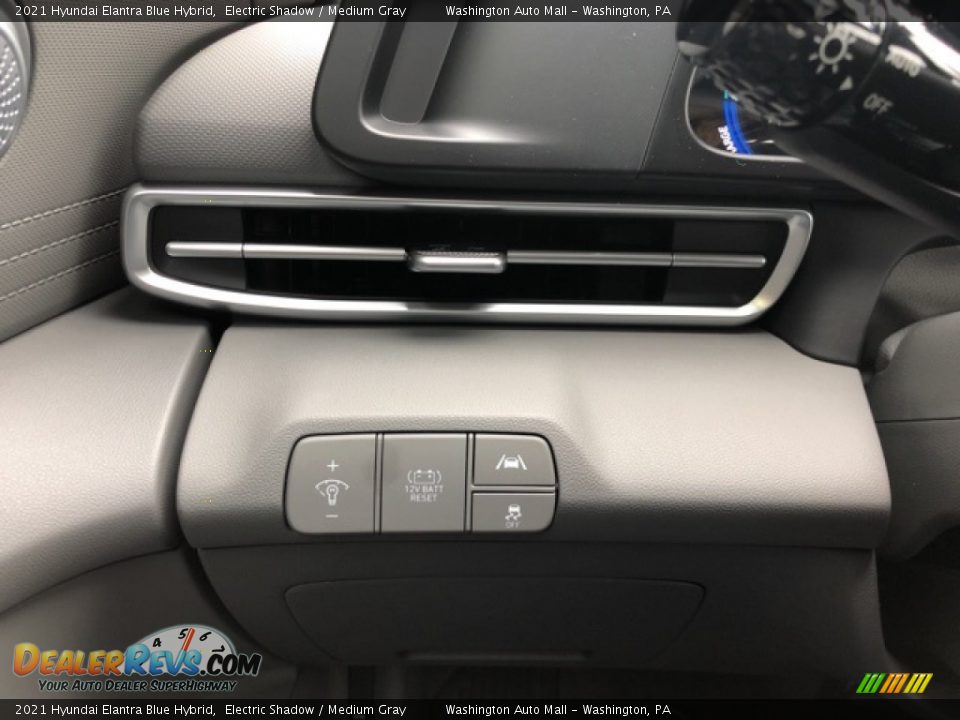 2021 Hyundai Elantra Blue Hybrid Electric Shadow / Medium Gray Photo #13